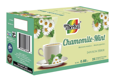 Therbal Te Manzanilla Mentha (Mint) 25Ct